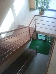 Samonosné oceľové schodištia